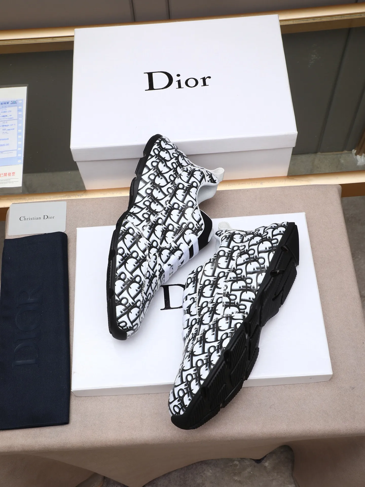 🔥🔥🔥Men's shoes💰560 [Leather bag sole craftsmanship] Dior European station men's shoes new internet celebrity 🔥🔥🔥 popular dad genuine leather bag sole inner layer high men's shoes, made of first-layer cowhide ➕Imported custom materials popular breathable, comfortable and soft leather sports shoes, breathable mesh lining, leather insole, size 38-44 (45 46 custom-made)